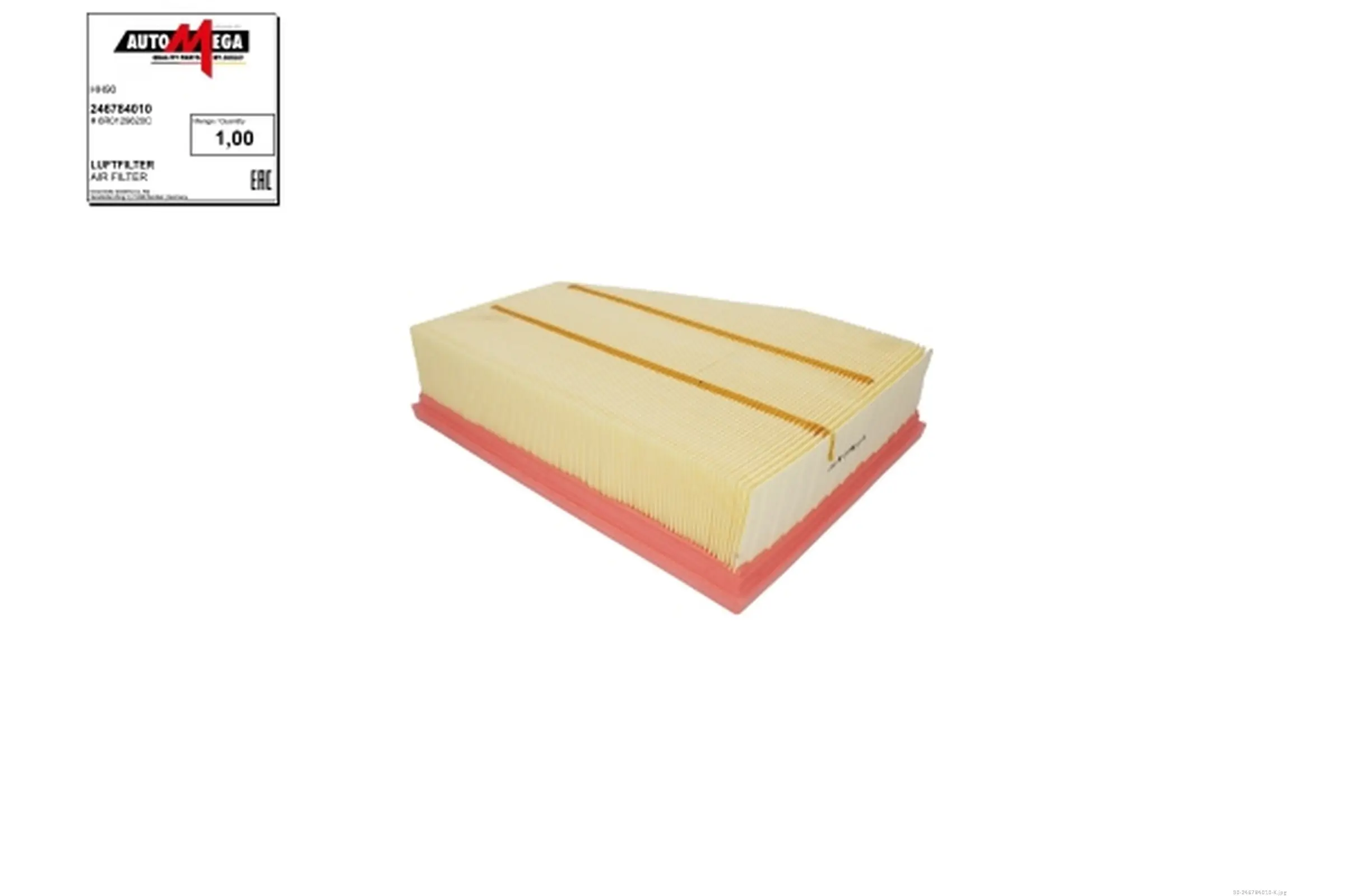 Luftfilter AUTOMEGA 246784010