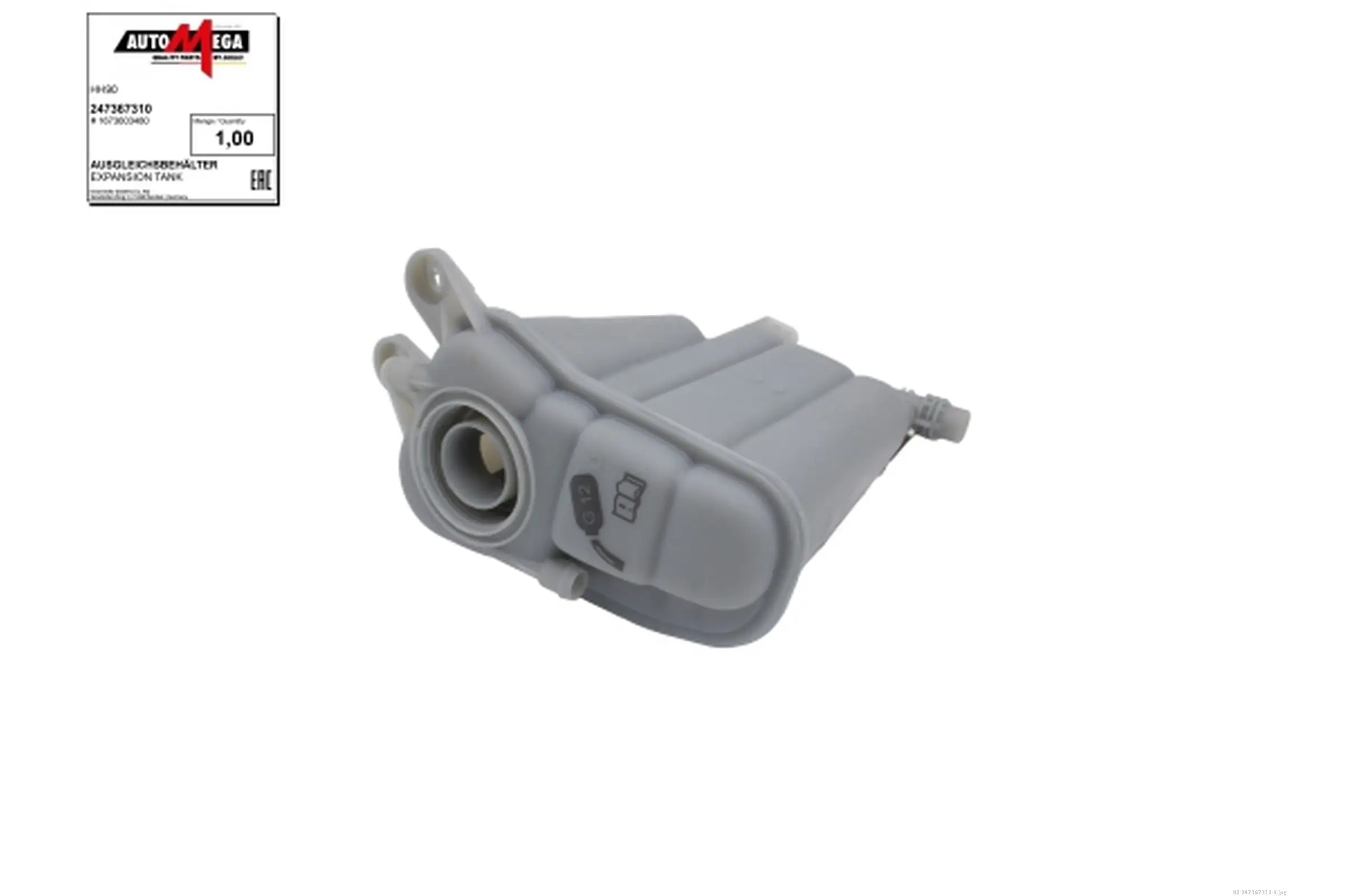 Ausgleichsbehälter, Kühlmittel AUTOMEGA 247367310