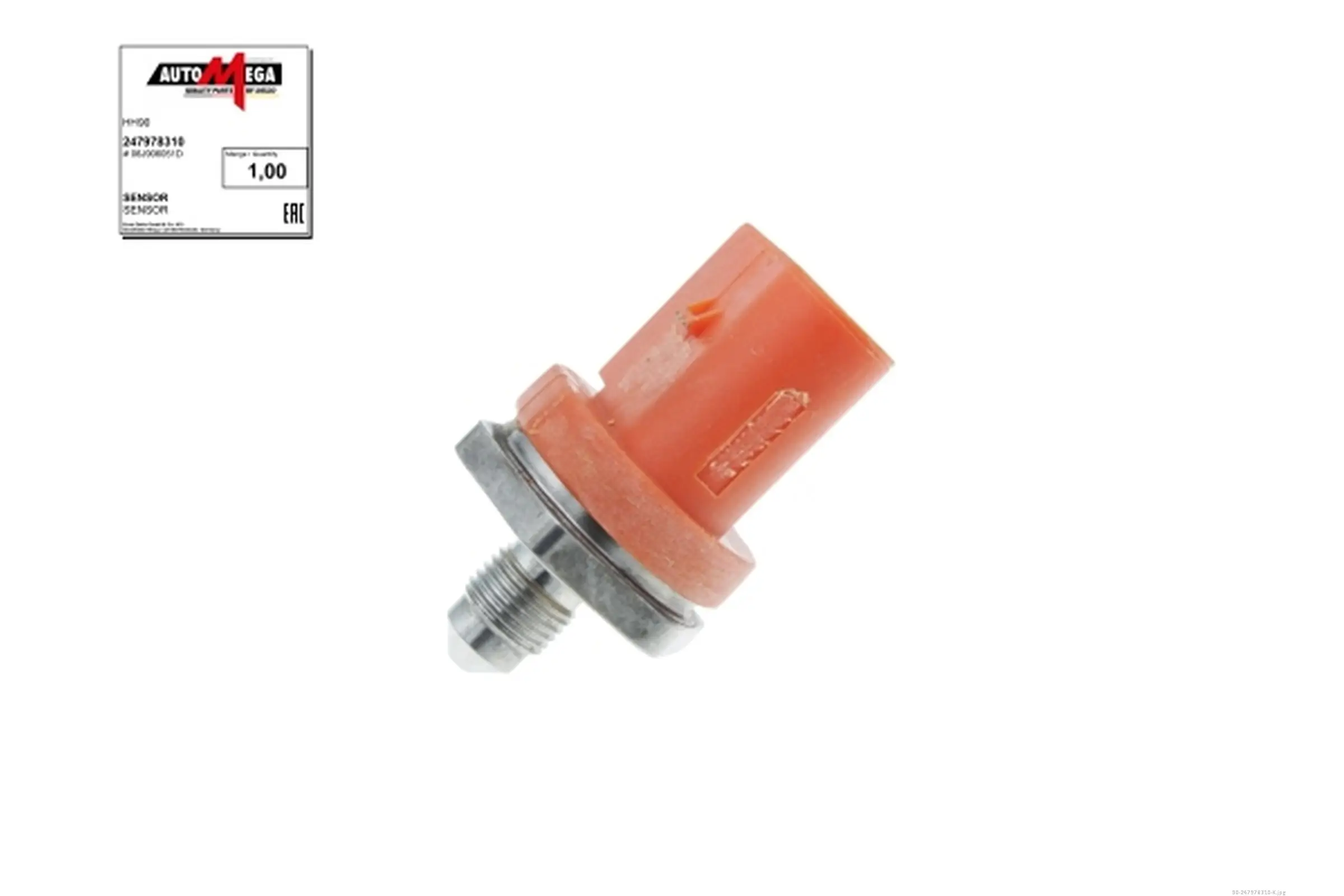 Sensor, Kraftstoffdruck vom Kraftstoffverteiler zur Förderleitung AUTOMEGA 247978310