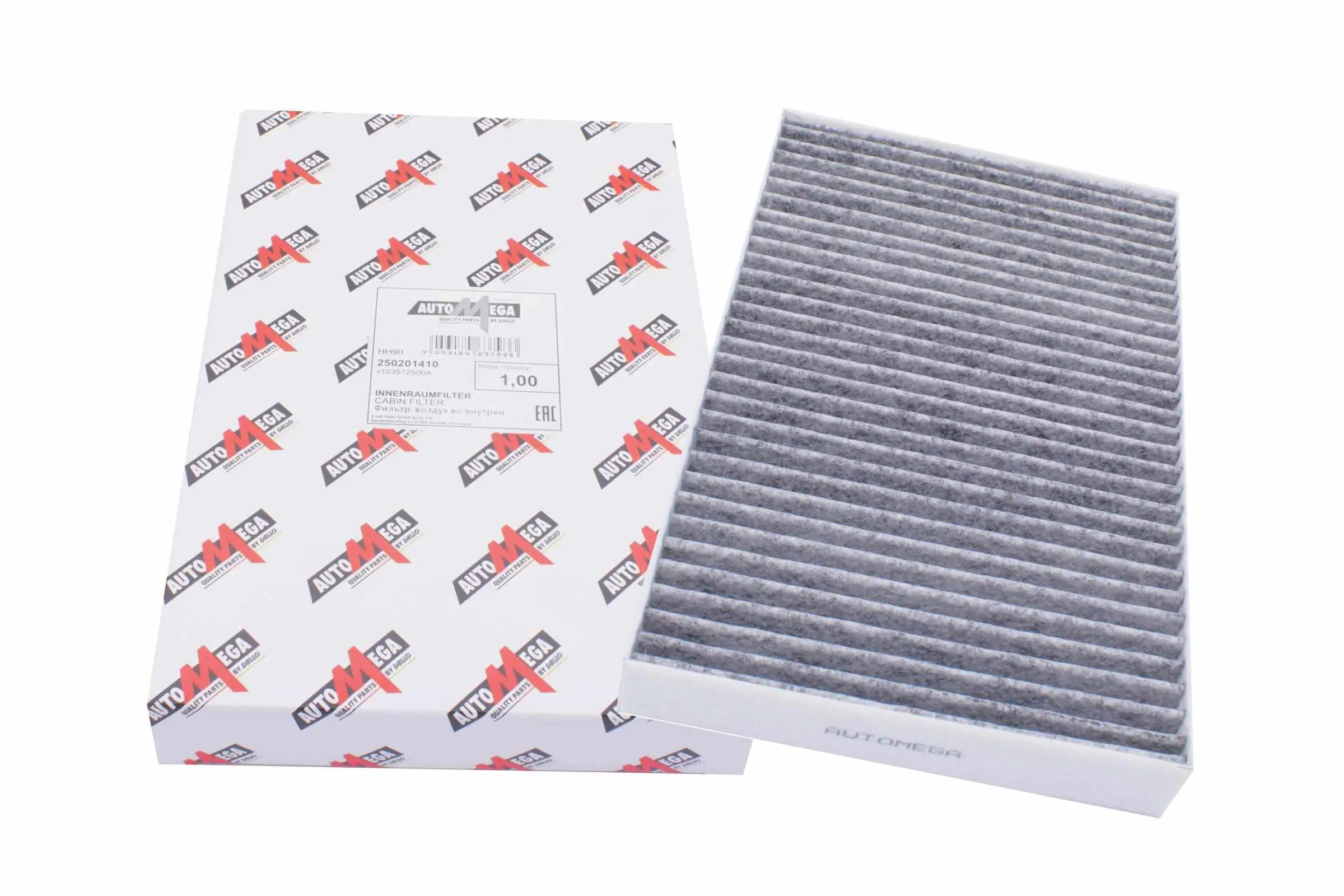 Filter, Innenraumluft AUTOMEGA 250201410