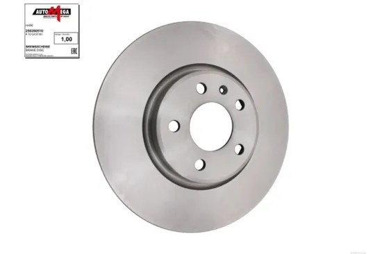 Bremsscheibe Vorderachse AUTOMEGA 250280510 Bild Bremsscheibe Vorderachse AUTOMEGA 250280510