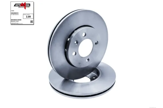 Bremsscheibe Vorderachse AUTOMEGA 250280610 Bild Bremsscheibe Vorderachse AUTOMEGA 250280610