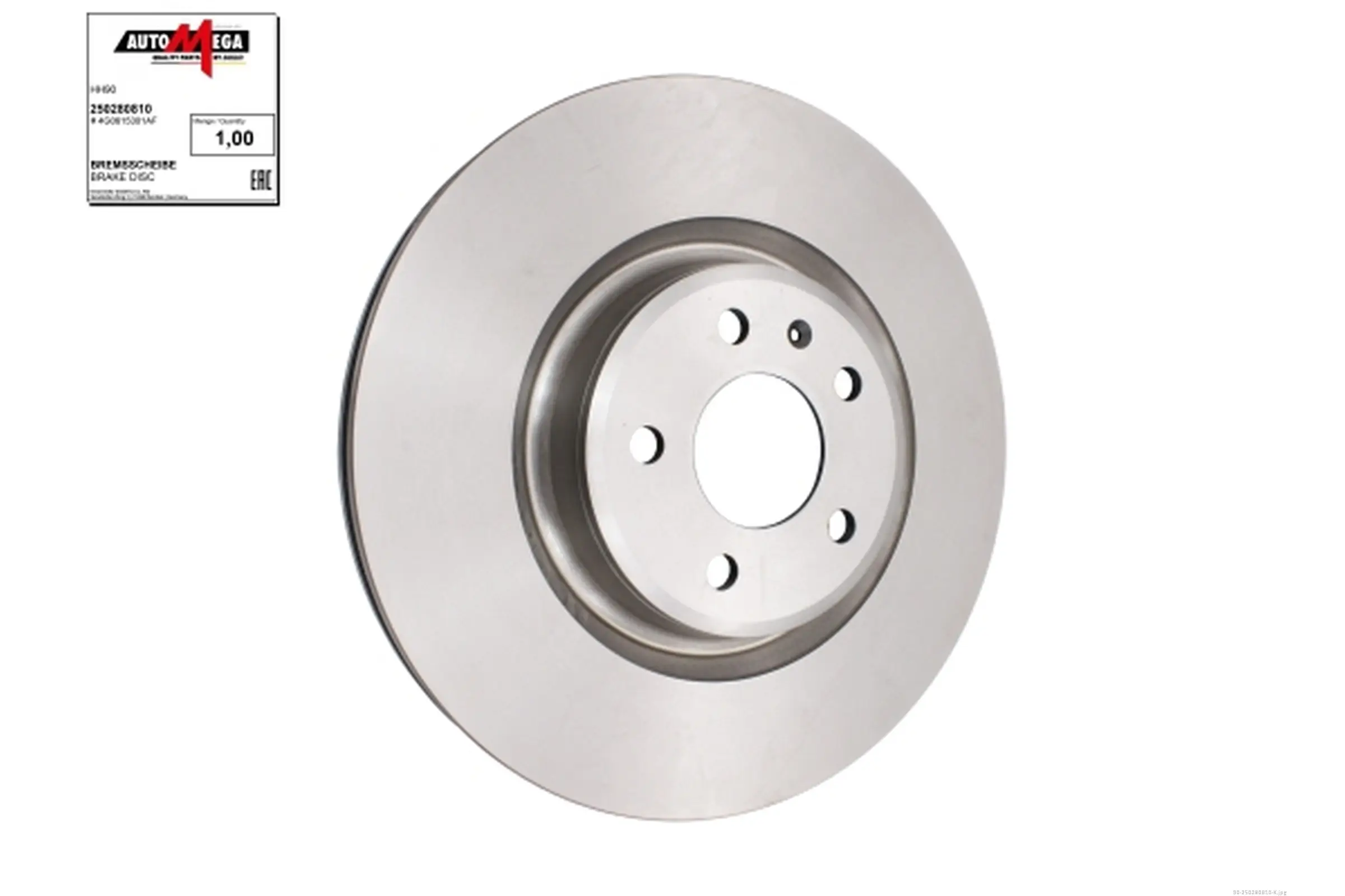 Bremsscheibe Vorderachse AUTOMEGA 250280810
