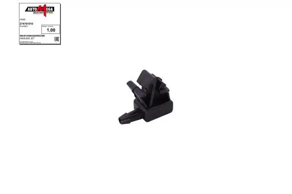 Waschwasserdüse, Scheibenreinigung Motorhaube AUTOMEGA 274701510