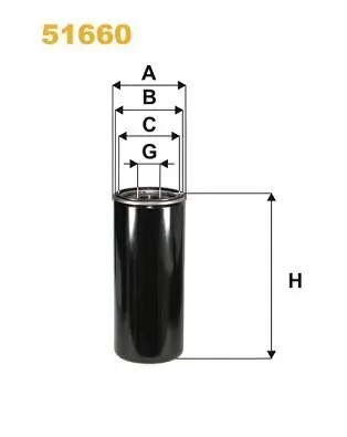 Ölfilter WIX FILTERS 51660