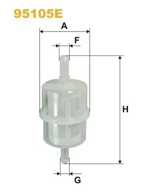 Kraftstofffilter WIX FILTERS 95105E