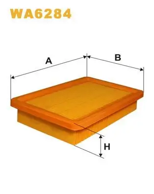 Luftfilter WIX FILTERS WA6284 Bild Luftfilter WIX FILTERS WA6284