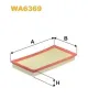 Luftfilter WIX FILTERS WA6369