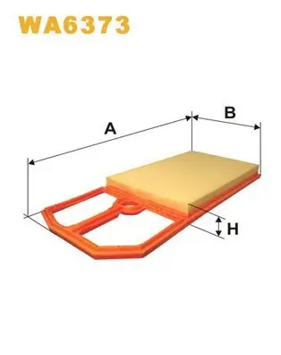 Luftfilter WIX FILTERS WA6373 Bild Luftfilter WIX FILTERS WA6373
