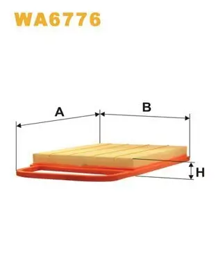 Luftfilter WIX FILTERS WA6776 Bild Luftfilter WIX FILTERS WA6776