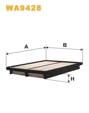 Luftfilter WIX FILTERS WA9428 Bild Luftfilter WIX FILTERS WA9428