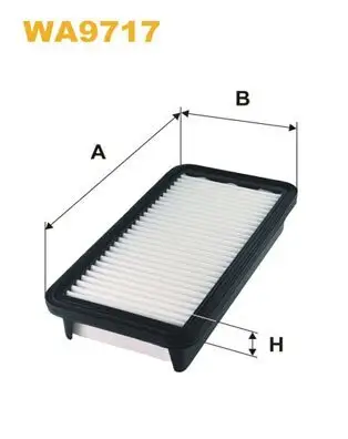 Luftfilter WIX FILTERS WA9717 Bild Luftfilter WIX FILTERS WA9717