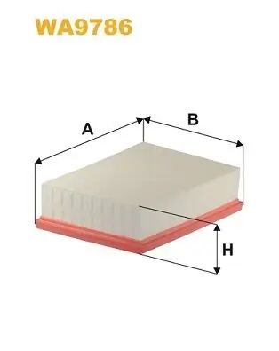 Luftfilter WIX FILTERS WA9786 Bild Luftfilter WIX FILTERS WA9786