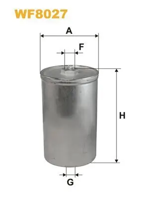 Kraftstofffilter WIX FILTERS WF8027 Bild Kraftstofffilter WIX FILTERS WF8027