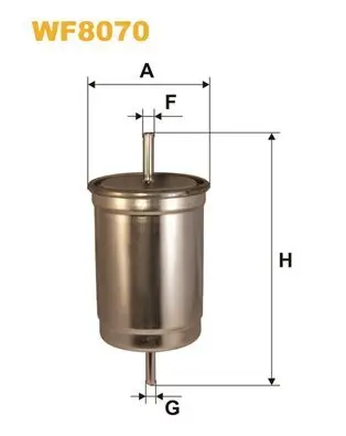 Kraftstofffilter WIX FILTERS WF8070 Bild Kraftstofffilter WIX FILTERS WF8070