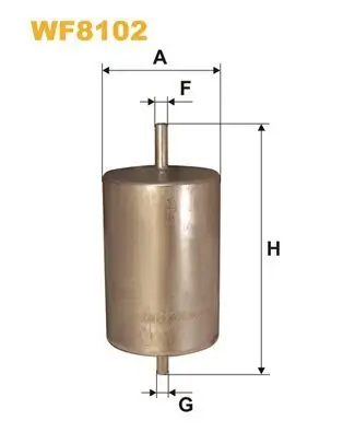 Kraftstofffilter WIX FILTERS WF8102 Bild Kraftstofffilter WIX FILTERS WF8102