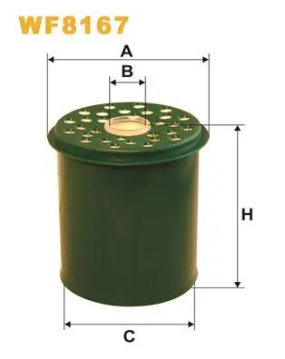 Kraftstofffilter WIX FILTERS WF8167 Bild Kraftstofffilter WIX FILTERS WF8167