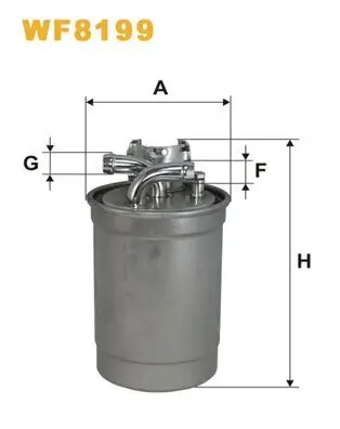 Kraftstofffilter WIX FILTERS WF8199