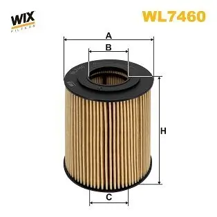 Ölfilter WIX FILTERS WL7460 Bild Ölfilter WIX FILTERS WL7460