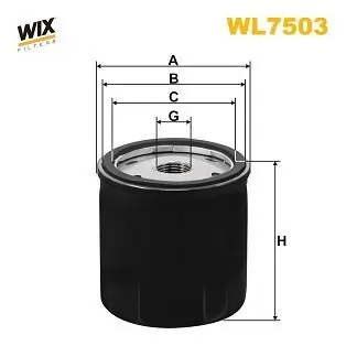 Ölfilter WIX FILTERS WL7503 Bild Ölfilter WIX FILTERS WL7503