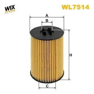Ölfilter WIX FILTERS WL7514 Bild Ölfilter WIX FILTERS WL7514