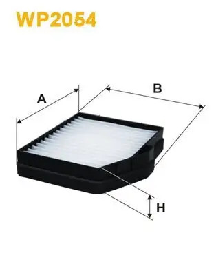 Filter, Innenraumluft WIX FILTERS WP2054 Bild Filter, Innenraumluft WIX FILTERS WP2054