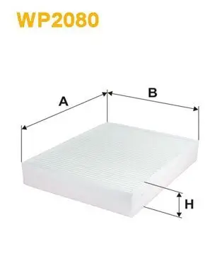 Filter, Innenraumluft WIX FILTERS WP2080 Bild Filter, Innenraumluft WIX FILTERS WP2080