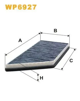 Filter, Innenraumluft WIX FILTERS WP6927 Bild Filter, Innenraumluft WIX FILTERS WP6927