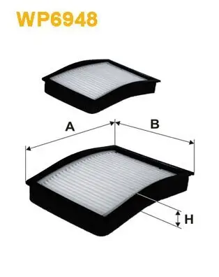 Filter, Innenraumluft WIX FILTERS WP6948