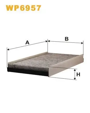Filter, Innenraumluft WIX FILTERS WP6957