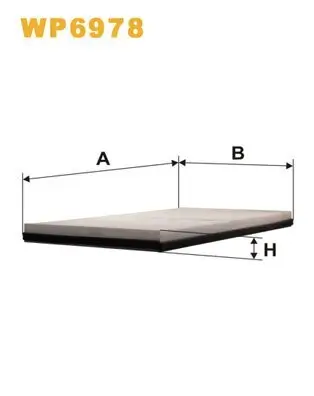 Filter, Innenraumluft WIX FILTERS WP6978 Bild Filter, Innenraumluft WIX FILTERS WP6978