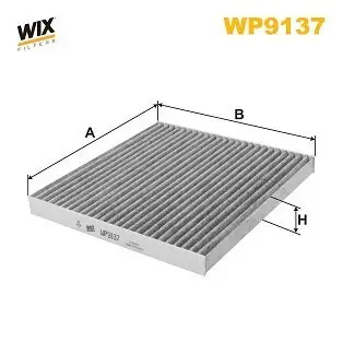 Filter, Innenraumluft WIX FILTERS WP9137 Bild Filter, Innenraumluft WIX FILTERS WP9137