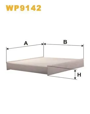 Filter, Innenraumluft WIX FILTERS WP9142 Bild Filter, Innenraumluft WIX FILTERS WP9142