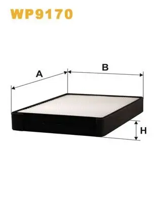 Filter, Innenraumluft WIX FILTERS WP9170 Bild Filter, Innenraumluft WIX FILTERS WP9170