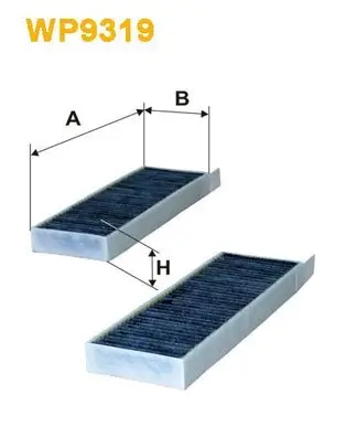 Filter, Innenraumluft WIX FILTERS WP9319 Bild Filter, Innenraumluft WIX FILTERS WP9319