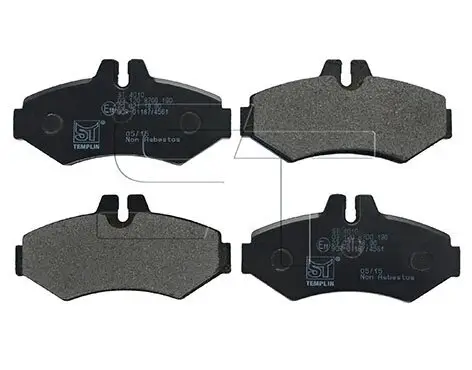 Bremsbelagsatz, Scheibenbremse Hinterachse ST-TEMPLIN 03.120.8700.190 Bild Bremsbelagsatz, Scheibenbremse Hinterachse ST-TEMPLIN 03.120.8700.190