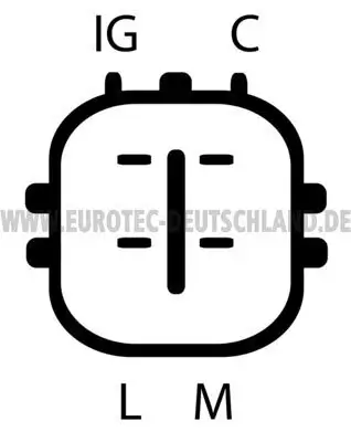 Generator 14 V EUROTEC 12061055 Bild Generator 14 V EUROTEC 12061055