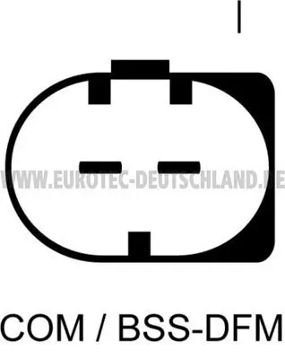 Generator 14 V EUROTEC 12090552 Bild Generator 14 V EUROTEC 12090552