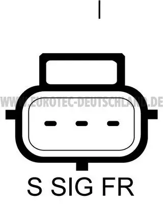 Generator 14 V EUROTEC 12090872 Bild Generator 14 V EUROTEC 12090872