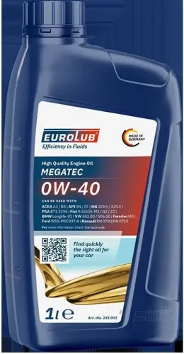 Motoröl 0W-40 1L EUROLUB 241001 Bild Motoröl 0W-40 1L EUROLUB 241001