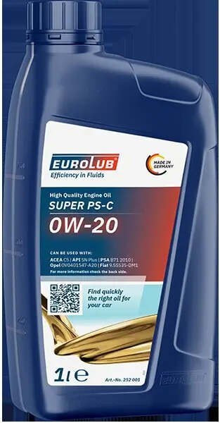 Motoröl 0W-20 1L EUROLUB 252001