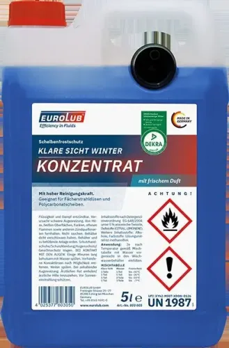 Frostschutz, Scheibenreinigungsanlage EUROLUB 803005 Bild Frostschutz, Scheibenreinigungsanlage EUROLUB 803005