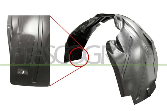 Verkleidung, Radhaus vorne rechts PRASCO AA0903613 Bild Verkleidung, Radhaus vorne rechts PRASCO AA0903613