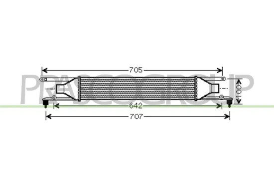 Ladeluftkühler PRASCO AA210N001 Bild Ladeluftkühler PRASCO AA210N001