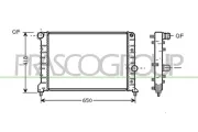 Kühler, Motorkühlung PRASCO AA340R002