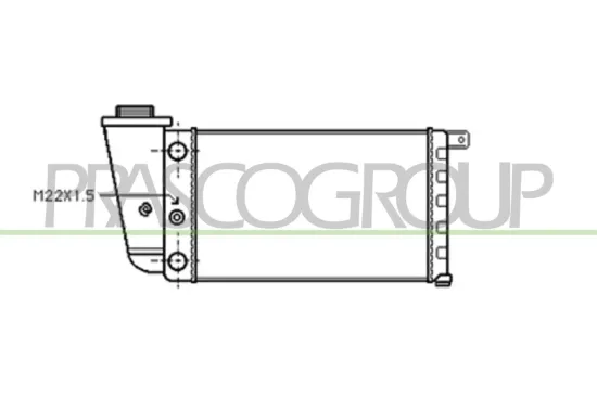 Kühler, Motorkühlung PRASCO AB017R002 Bild Kühler, Motorkühlung PRASCO AB017R002