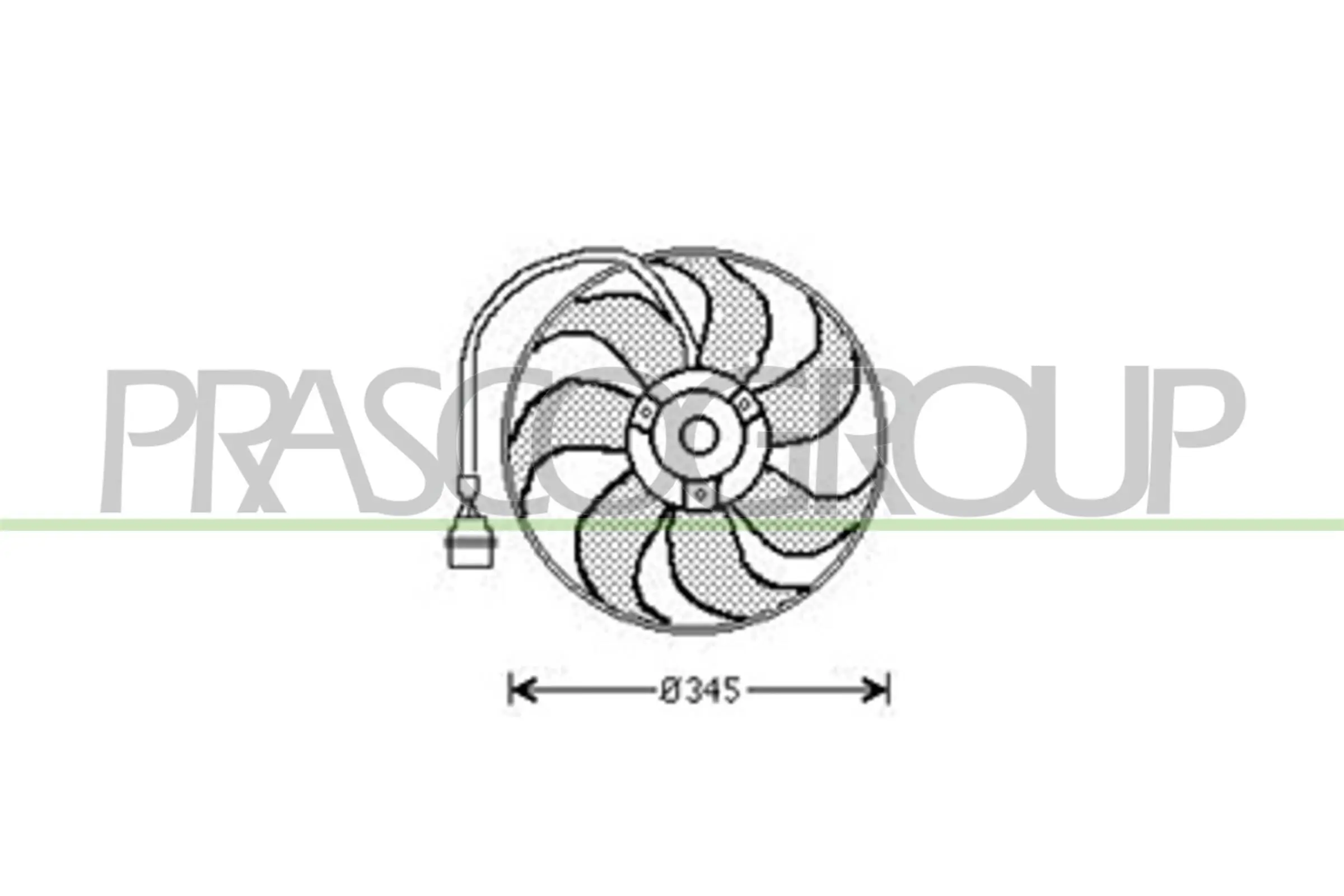 Lüfter, Motorkühlung PRASCO AD016F001