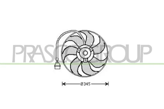 Lüfter, Motorkühlung PRASCO AD016F001 Bild Lüfter, Motorkühlung PRASCO AD016F001