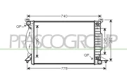 Kühler, Motorkühlung PRASCO AD020R009