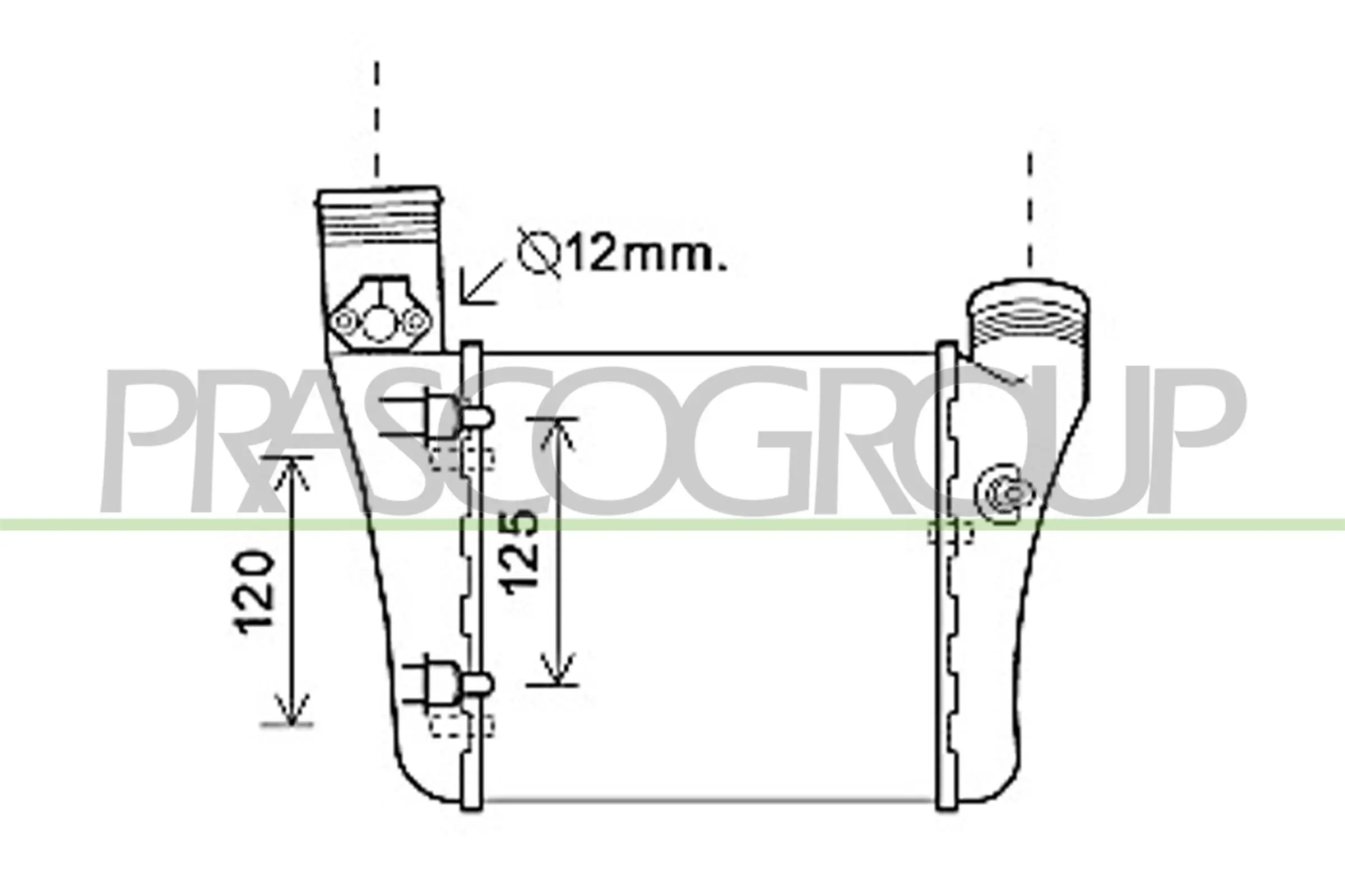Ladeluftkühler PRASCO AD022N001